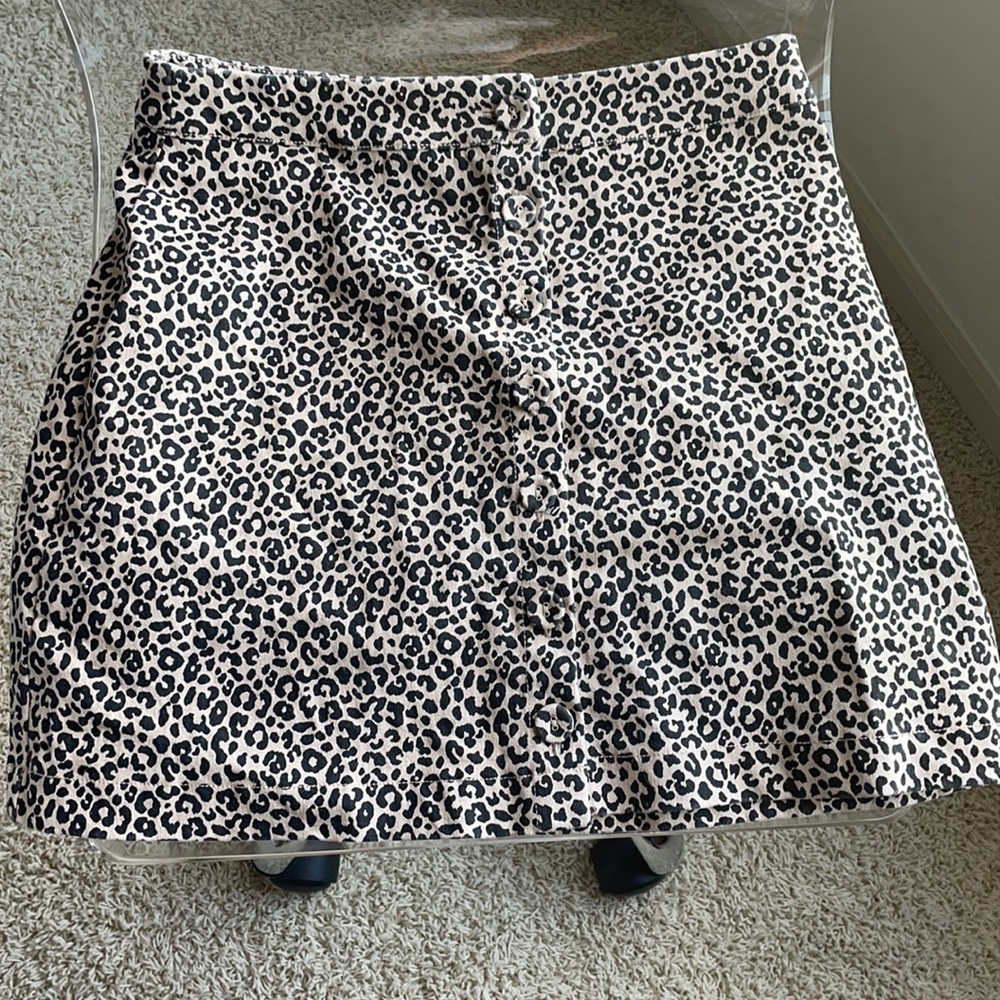 Cheetah Print Skirt
